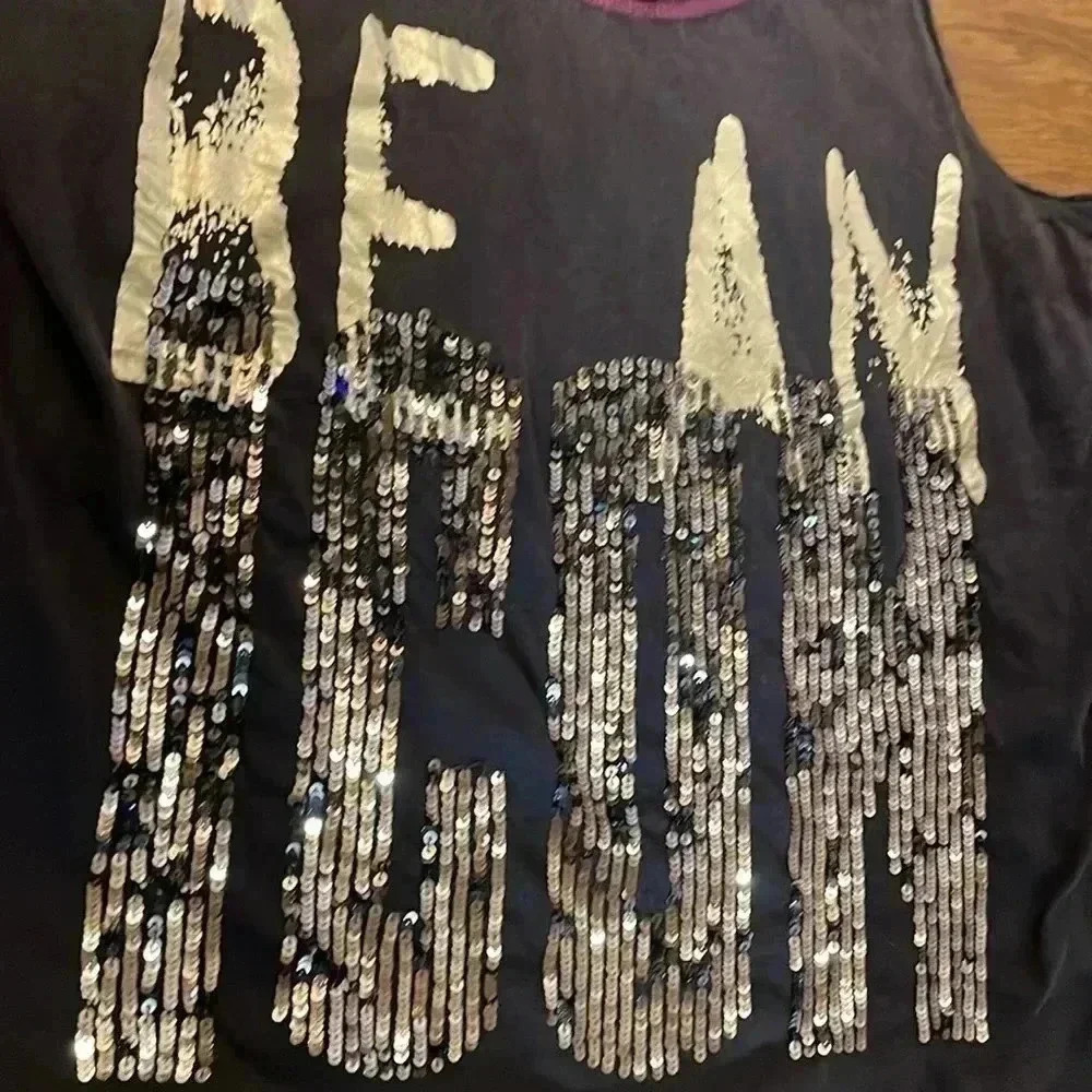 Authentic Icon Sequined & Distressed Tank Size L - Picture 9 of 9